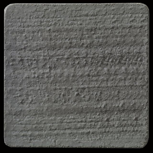This is a photo of an actual 3” x 3” concrete tile sample integrally colored with Davis Colors’ Cobblestone (pigment # 860) with a broom finish.  This video reproduction is just for ideas. Please finalize your color selection from our printed color card, hard tile samples or job site test.