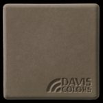 This is a photo of an actual 3” x 3” concrete tile sample integrally colored with Davis Colors’ Cocoa (pigment # 6130). This video reproduction is just for ideas. Please finalize your color selection from our printed color card, hard tile samples or job site test.