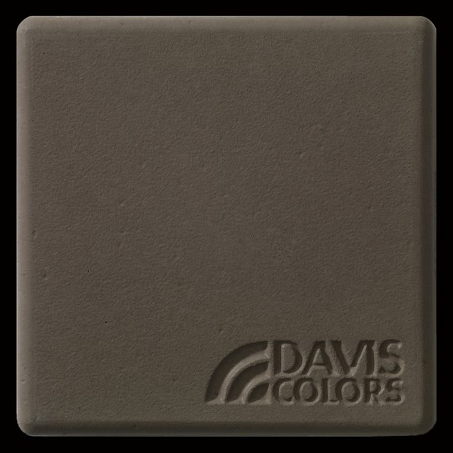 This is a photo of an actual 3” x 3” concrete tile sample integrally colored with Davis Colors’ Kailua (pigment # 677). This video reproduction is just for ideas. Please finalize your color selection from our printed color card, hard tile samples or job site test.