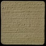This is a photo of an actual 3” x 3” concrete tile sample integrally colored with Davis Colors’ Palomino (pigment # 5447) with a broom finish.  This video reproduction is just for ideas. Please finalize your color selection from our printed color card, hard tile samples or job site test.