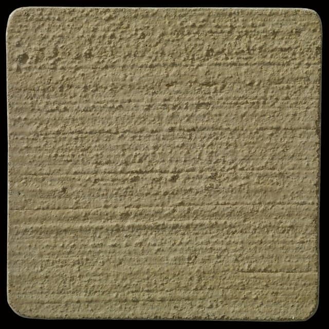 This is a photo of an actual 3” x 3” concrete tile sample integrally colored with Davis Colors’ Palomino (pigment # 5447) with a broom finish.  This video reproduction is just for ideas. Please finalize your color selection from our printed color card, hard tile samples or job site test.