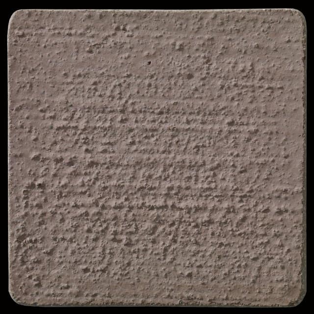 This is a photo of an actual 3” x 3” concrete tile sample integrally colored with Davis Colors’ Rustic Brown (pigment # 6058) with a broom finish.  This video reproduction is just for ideas. Please finalize your color selection from our printed color card, hard tile samples or job site test.