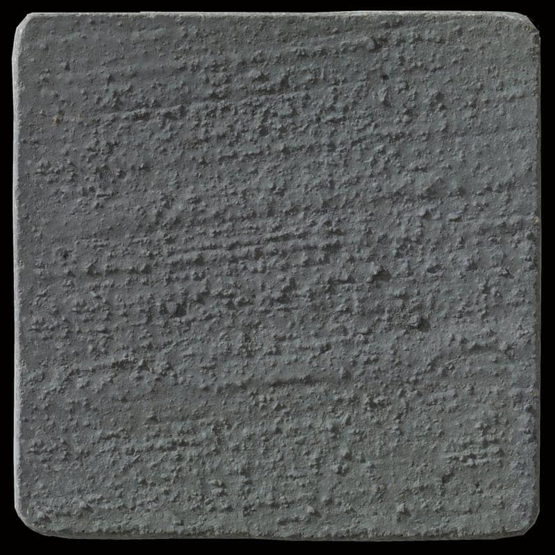 This is a photo of an actual 3” x 3” concrete tile sample integrally colored with Davis Colors’ Silversmoke (pigment #8084* Carbon) with a broom finish. * Unlike other Davis Colors, Supra-Instant® black #8084 is a specially treated carbon black.  Carbon black is the highest in tint strength and the most economical, but can fade if concrete is not sealed against water penetration. Sealing and periodic re-sealing can minimize this effect. Carbon pigment #8084 reduces or negates the effect of air –entraining admixtures. Your alternative would be to use pigment #860 iron oxide pigment, but it costs more. This video reproduction is just for ideas.  Please finalize your color selection from our printed color card, hard tile samples or job site test.