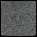 This is a photo of an actual 3” x 3” concrete tile sample integrally colored with Davis Colors’ Silversmoke - Iron Oxide (pigment # 860) with a broom finish.  This video reproduction is just for ideas. Please finalize your color selection from our printed color card, hard tile samples or job site test.
