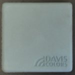 This is a photo of an actual 3” x 3” concrete tile sample integrally colored with Davis Colors’ Euro Blue (pigment # 418) with a smooth finish.  This video reproduction is just for ideas. Please finalize your color selection from our printed color card, hard tile samples or job site test.