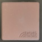 This is a photo of an actual 3” x 3” concrete tile sample integrally colored with Davis Colors’ Granite Red (pigment # 1395) with a smooth finish.  This video reproduction is just for ideas. Please finalize your color selection from our printed color card, hard tile samples or job site test.