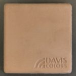 This is a photo of an actual 3” x 3” concrete tile sample integrally colored with Davis Colors’ Lakeside Brown (pigment # 6084) with a smooth finish.  This video reproduction is just for ideas. Please finalize your color selection from our printed color card, hard tile samples or job site test.