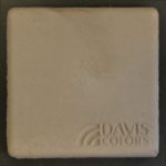This is a photo of an actual 3” x 3” concrete tile sample integrally colored with Davis Colors’ Roadside Brown (pigment # 6804) with a smooth finish.  This video reproduction is just for ideas. Please finalize your color selection from our printed color card, hard tile samples or job site test.