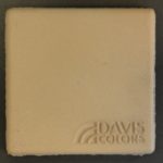 This is a photo of an actual 3” x 3” concrete tile sample integrally colored with Davis Colors’ Western Gold (pigment # 5844) with a smooth finish.  This video reproduction is just for ideas. Please finalize your color selection from our printed color card, hard tile samples or job site test.