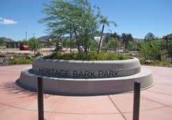 This concrete walkway at the Heritage Bark Park in Henderson, NV was colored with Davis Colors’ Baja Red and finished with a broom finish.  The landscape design was done by the Design Workshop. To contact the Design Workshop visit their website   www.designworkshop.com or call them at 775-588-5929. To learn more about this project go to http://www.landscapeonline.com/research/article/14721.