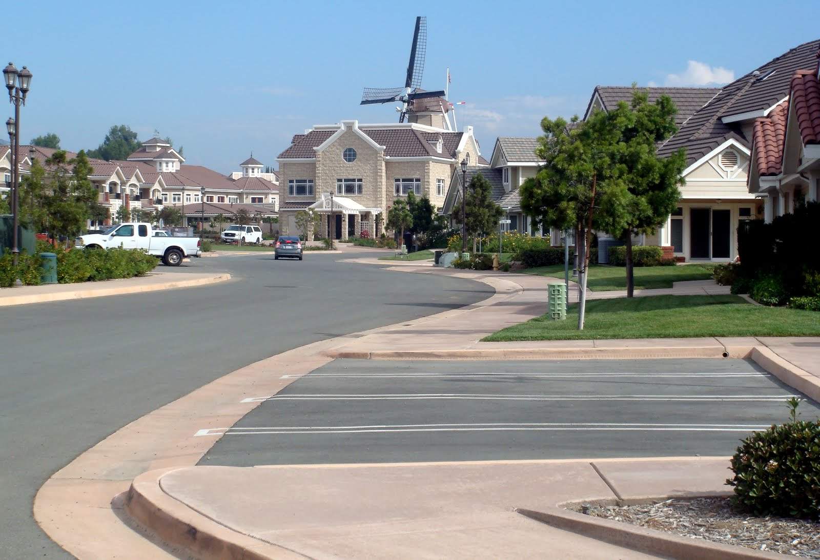 Meadowbrook Village Christian Retirement Community - The color of the curbs and gutters is Davis Colors' Harvest Gold. The color of the sidewalks is Davis Colors' Meadowbrook Brown (custom color).