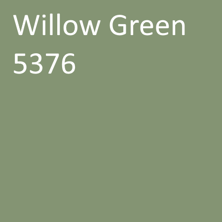 Number: 5376Name: Willow GreenDescription: Liquid Dose Rate: 4.80 lbs per 94 lb sack of cementPowder Dose Rate: 3 lbs per 94 lb sack of cement