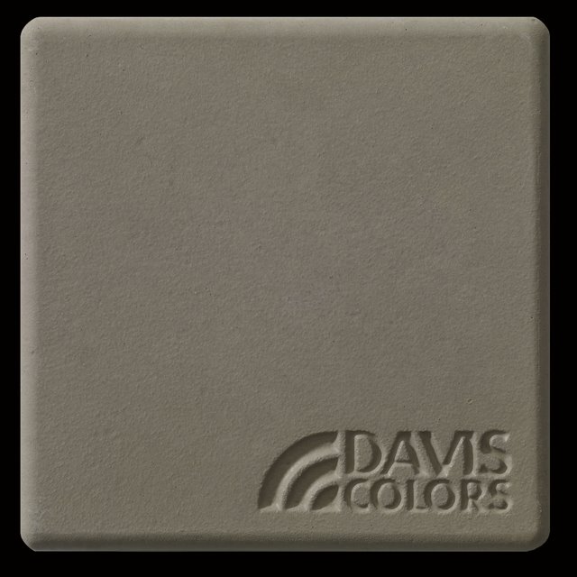 Sample tile colored with Davis Colors Bayou concrete pigment