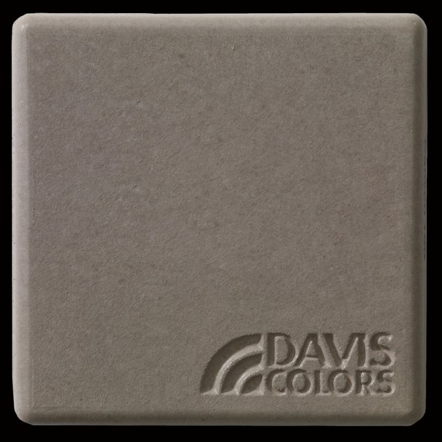 Sample tile colored with Davis Colors Canyon concrete pigment
