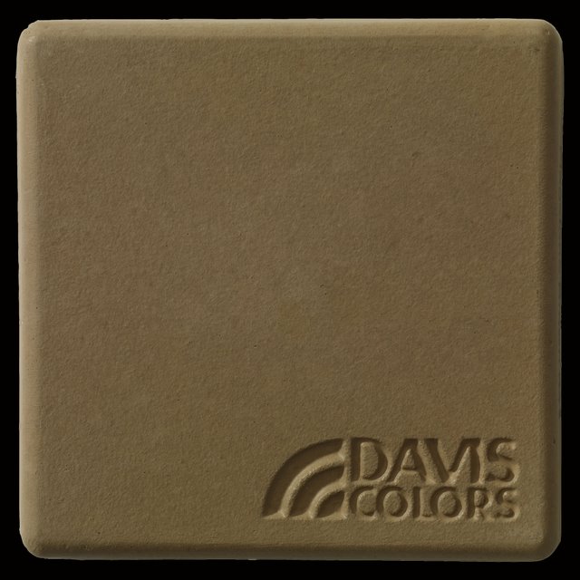 Sample tile colored with Davis Colors Flagstone concrete pigment
