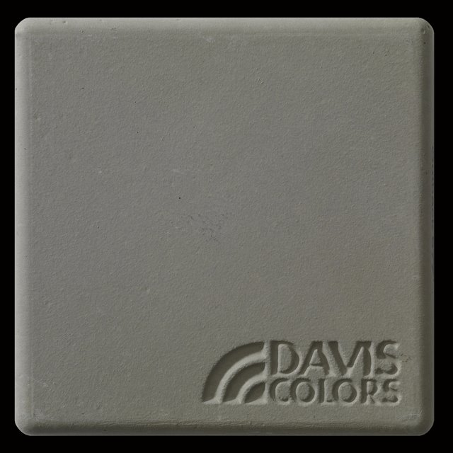 Sample tile colored with Davis Colors Outback concrete pigment