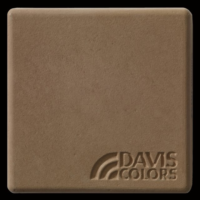 Sample tile colored with Davis Colors Salmon concrete pigment