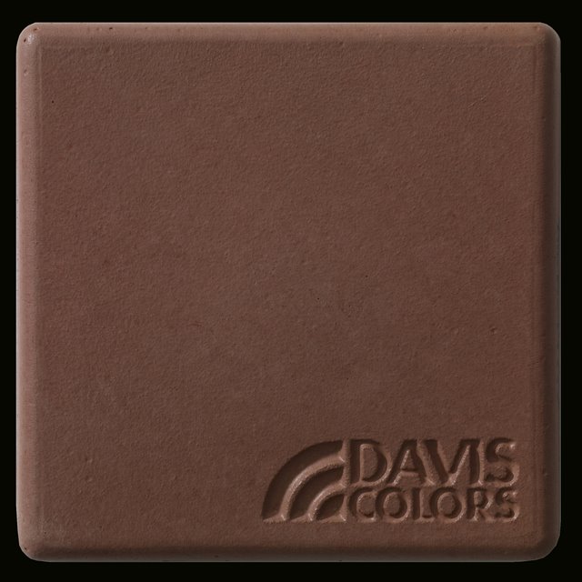 Sample tile colored with Davis Colors Tile Red concrete pigment