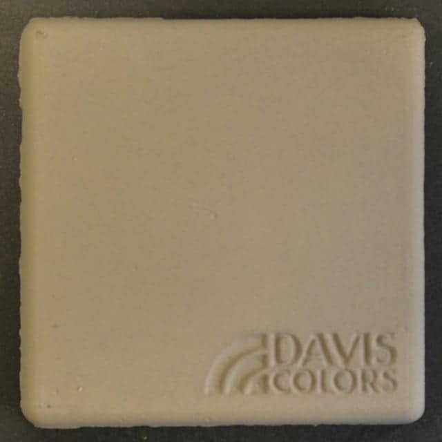 Sample tile colored with Davis Colors Pueblo Brown concrete pigment