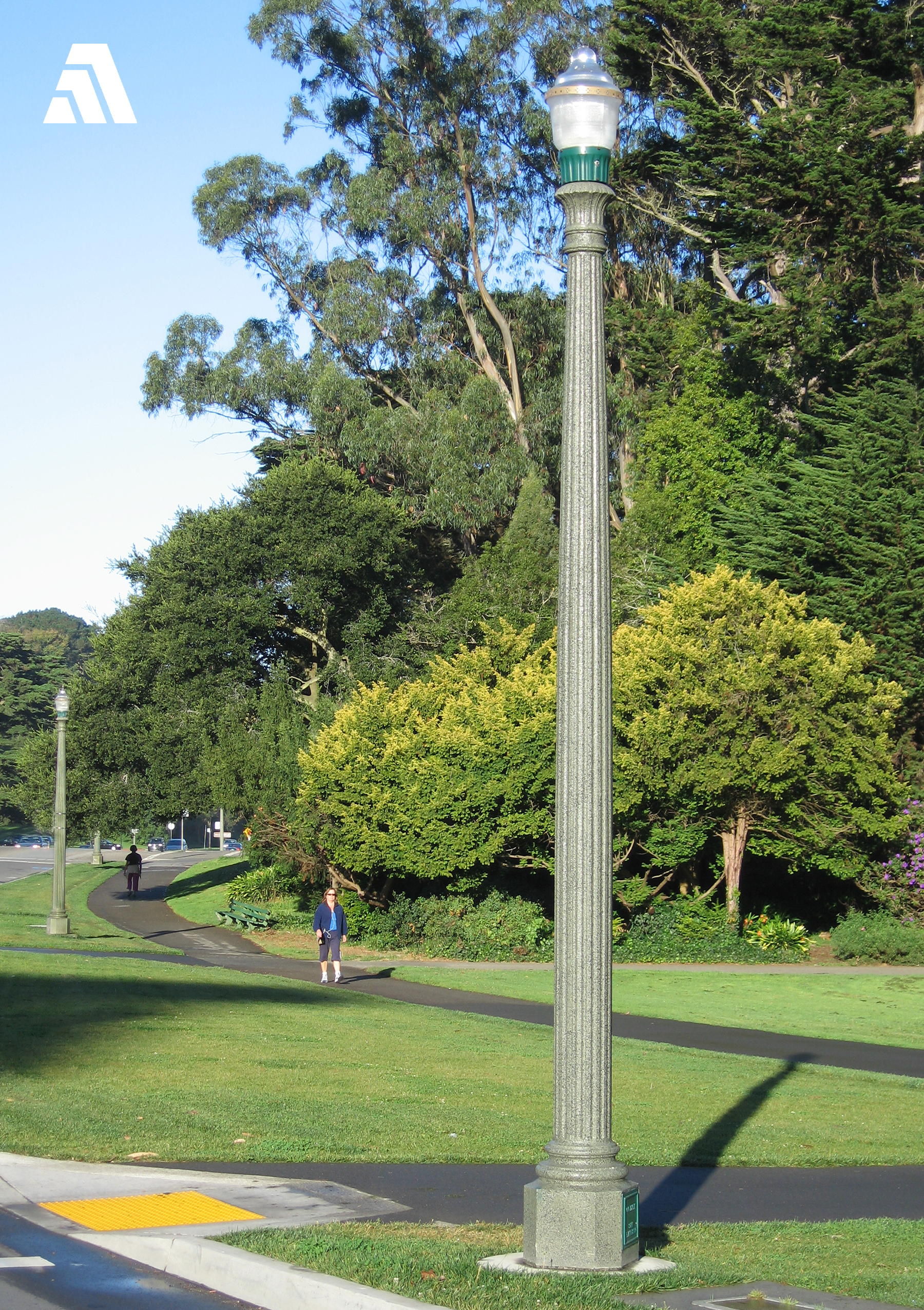 This custom light pole was created by Ameron™ pole products using Davis Colors concrete pigments. For more information about Ameron™ pole products and to view their product catalog, visit them at <a href="http://www.ameronpoles.com" target="_blank">www.ameronpoles.com</a>