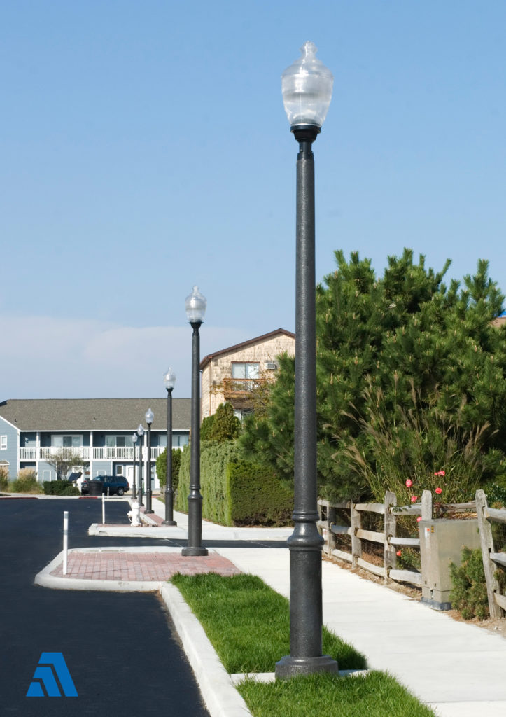 This custom light pole was created by Ameron™ pole products using Davis Colors concrete pigments. For more information about Ameron™ pole products and to view their product catalog, visit them at <a href="http://www.ameronpoles.com" target="_blank">www.ameronpoles.com</a>