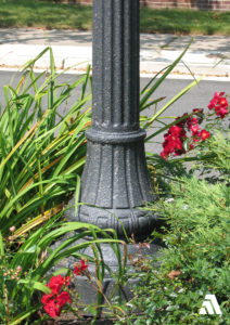 This custom light pole was created by Ameron™ pole products using Davis Colors concrete pigments. For more information about Ameron™ pole products and to view their product catalog, visit them at www.ameronpoles.com
