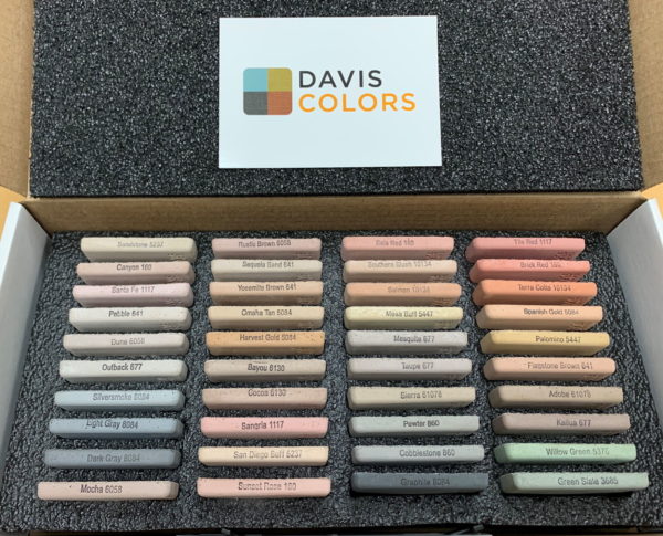 Davis Colors Concrete Sample Tile Kit