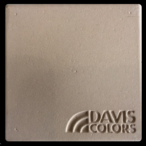Sample tile colored with Davis Colors Autumn Gold concrete pigment