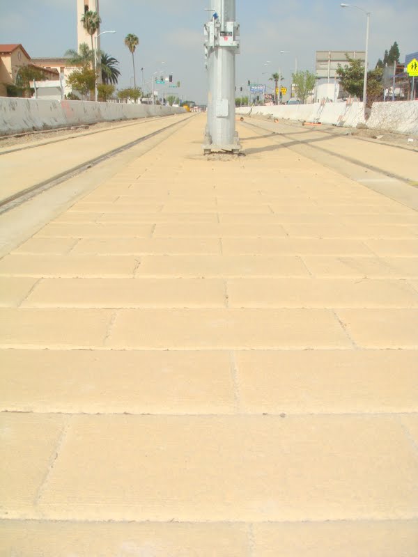 The Los Angeles Metro Gold Line colored with Davis Colors' Palomino.