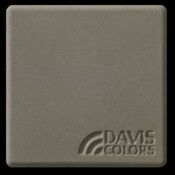 This is a photo of an actual 3” x 3” concrete tile sample integrally colored with Davis Colors’ Bayou (pigment # 6130). This video reproduction is just for ideas. Please finalize your color selection from our printed color card, hard tile samples or job site test. Bayou Front
