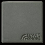 This is a photo of an actual 3” x 3” concrete tile sample integrally colored with Davis Colors’ Green Slate (pigment # 3685). This video reproduction is just for ideas. Please finalize your color selection from our printed color card, hard tile samples or job site test. Green Slate Smooth