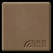 This is a photo of an actual 3” x 3” concrete tile sample integrally colored with Davis Colors’ Salmon (pigment # 10134). This video reproduction is just for ideas. Please finalize your color selection from our printed color card, hard tile samples or job site test. Salmon Smooth