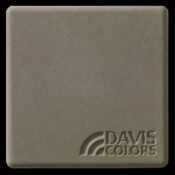 This is a photo of an actual 3” x 3” concrete tile sample integrally colored with Davis Colors’ Sequoia Sand (pigment # 641). This video reproduction is just for ideas. Please finalize your color selection from our printed color card, hard tile samples or job site test. Sequoia Sand Smooth