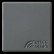 This is a photo of an actual 3” x 3” concrete tile sample integrally colored with Davis Colors’ Silversmoke (pigment # 860). This video reproduction is just for ideas. Please finalize your color selection from our printed color card, hard tile samples or job site test. Silversmoke - Iron Oxide Smooth