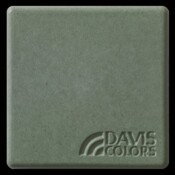 This is a photo of an actual 3” x 3” concrete tile sample integrally colored with Davis Colors’ Willow Green (pigment # 5376). This video reproduction is just for ideas. Please finalize your color selection from our printed color card, hard tile samples or job site test. Willow Green Smooth