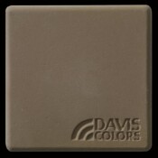 This is a photo of an actual 3” x 3” concrete tile sample integrally colored with Davis Colors’ Yosemite Brown (pigment # 641). This video reproduction is just for ideas. Please finalize your color selection from our printed color card, hard tile samples or job site test. Yosemite Brown Smooth