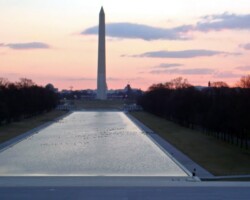 Lincoln Memorial Reflecting Pool project completed in the Summer of 2012. Davis Colors' "Light Gray" iron oxide black. Facts about Reflecting Pool: Width: 167 feet - Length: 2029 feet - Depth: 18 inches on sides, 30 inches in center - Amount of Water: 6,750,000 gallons