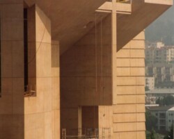 Cathedral of Our Lady of the Angels located in downtown Los Angeles. This project was colored with Davis Colors concrete color pigments www.daviscolors.com. Catalina Pacific was the ready mix plant which did the concrete (800) 272-1891. A white cement was used in the mix. It was imported from Aalborg, Denmark by Lehigh Cement Company www.lehighcement.com. Morely Construction Company was the builder of this Cathedral www.morleybulders.com.