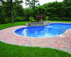 This pool deck is paved with Nicolock’s Country pavers with their Autumn color blend. Nicolock uses Davis Colors concrete pigments to make their custom color blends. To learn more about Nicolock’s products visit them at www.nicolock.com.