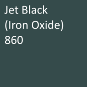 <br>Number: 860<br>Name: Jet Black (Iron Oxide)<br>Hex: #354b4b<br>RGB: R 53 G 75 B 75 <br>CMYK: C 9% M 0% Y 0% K 71%<br>Description: Liquid Dose Rate: 9 lbs per 94 lb sack of cement<br>Powder Dose Rate: 7.5 lbs per 94 lb sack of cement. Davis Colors Concrete Pigment Jet Black Iron Oxide 860