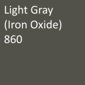 <br>Number: 860<br>Name: Light Gray (Iron Oxide)<br>Cost: $$<br>Hex: 52524a<br>Description: This color is part of the Standard ($$) group and is mid-range cost-per-yard/meter.<br>Liquid Dose Rate: 3 lbs per 94 lb sack of cement<br>Powder Dose Rate: 2.5 lbs per 94 lb sack of cement Number: 860Name: Light Gray (Iron Oxide)Cost: $$Hex: 52524aDescription: This color is part of the Standard ($$) group and is mid-range cost-per-yard/meter.Liquid Dose Rate: 3 lbs per 94 lb sack of cementPowder Dose Rate: 2.5 lbs per 94 lb sack of cement