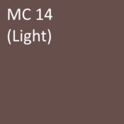 Number: 14<br>Name: MC 14 (light)<br>Hex: #674f4c<br>RGB: R 103 G 79 B 76<br>CMYK: C 0% M 9% Y 11% K 60%<br>Description: This color is part of the Subtle group. Davis Colors Mortar Pigment MC14 Light