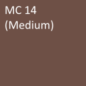 Number: 14<br>Name: MC 14 (medium)<br>Hex: #6e5046<br>RGB: R 110 G 80 B 70<br>CMYK: C 0% M 12% Y 16% K 57%<br>Description: This color is part of the Subtle group. Davis Colors Mortar Pigment MC14 Medium