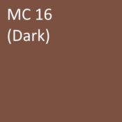 Number: 16<br>Name: MC 16 (dark)<br>Hex: #7d5141<br>RGB: R 125 G 81 B 65  <br>CMYK: C 0% M 17% Y 24% K 51%<br>Description: This color is part of the Subtle group. Davis Colors Mortar Pigment MC16 Dark