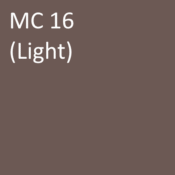 Number: 16<br>Name: MC 16 (light)<br>Hex: #6c5954<br>RGB: R 108 G 89 B 84 <br>CMYK: C 0% M 7% Y 9% K 58%<br>Description: This color is part of the Subtle group. Davis Colors Mortar Pigment MC16 Light