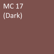 Number: 17<br>Name: MC 17 (dark)<br>Hex: #7d514d<br>RGB: R 125 G 81 B 77<br>CMYK: C 0% M 17% Y 19% K 51%<br>Description: This color is part of the Subtle group. Davis Colors Mortar Pigment MC17 Dark