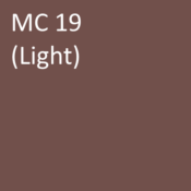 Number: 19<br>Name: MC 19 (light)<br>Hex: #71504b<br>RGB: R 113 G 80 B 75<br>CMYK: C 0% M 13% Y 15% K 56%<br>Description: This color is part of the Subtle group. Davis Colors Mortar Pigment MC19 Light