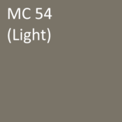 Number: 54<br>Name: MC 54 (light)<br>Hex: #7a7468<br>RGB: R 122 G 116 B 104 <br>CMYK: C 0% M 2% Y 7% K 52%<br>Description: This color is part of the Subtle group. Davis Colors Mortar Pigment MC54 Light