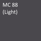 Number: 88<br>Name: MC 88 (light)<br>Hex: #4a484d<br>RGB: R 74 G 72 B 77<br>CMYK: C 1% M 2% Y 0% K 70%<br>Description: This color is part of the Subtle group. Davis Colors Mortar Pigment MC88 Light