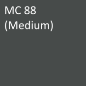 Number: 88<br>Name: MC 88 (medium)<br>Hex: #474b4a<br>RGB: R 71 G 75 B 74<br>CMYK: C 2% M 0% Y 0% K 71%<br>Description: This color is part of the Subtle group. Davis Colors Mortar Pigment MC88 Medium